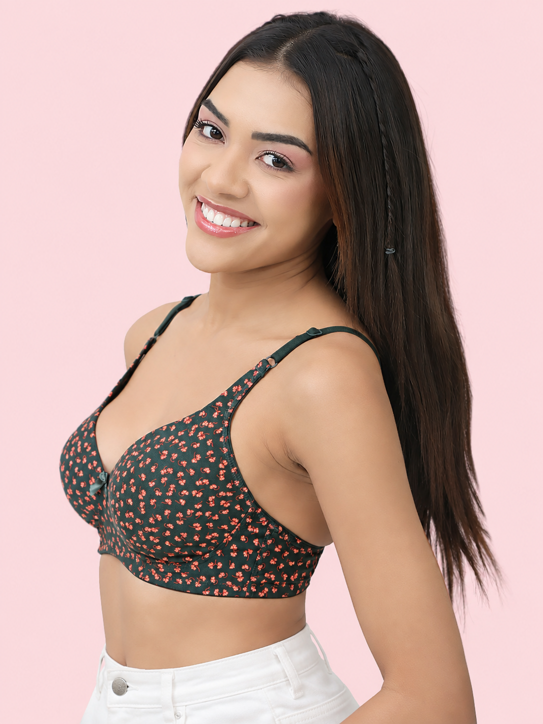 Non-Padded, Non-Wired Full Coverage Comfort Bra - Cotton