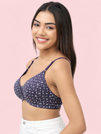 Non-Padded, Non-Wired Full Coverage Comfort Bra - Cotton