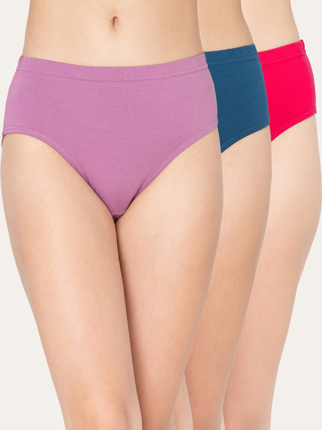 Pack of 3 - Everyday comfort hipster panties