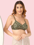 Non-Padded, Non-Wired Full Coverage Comfort Bra - Cotton