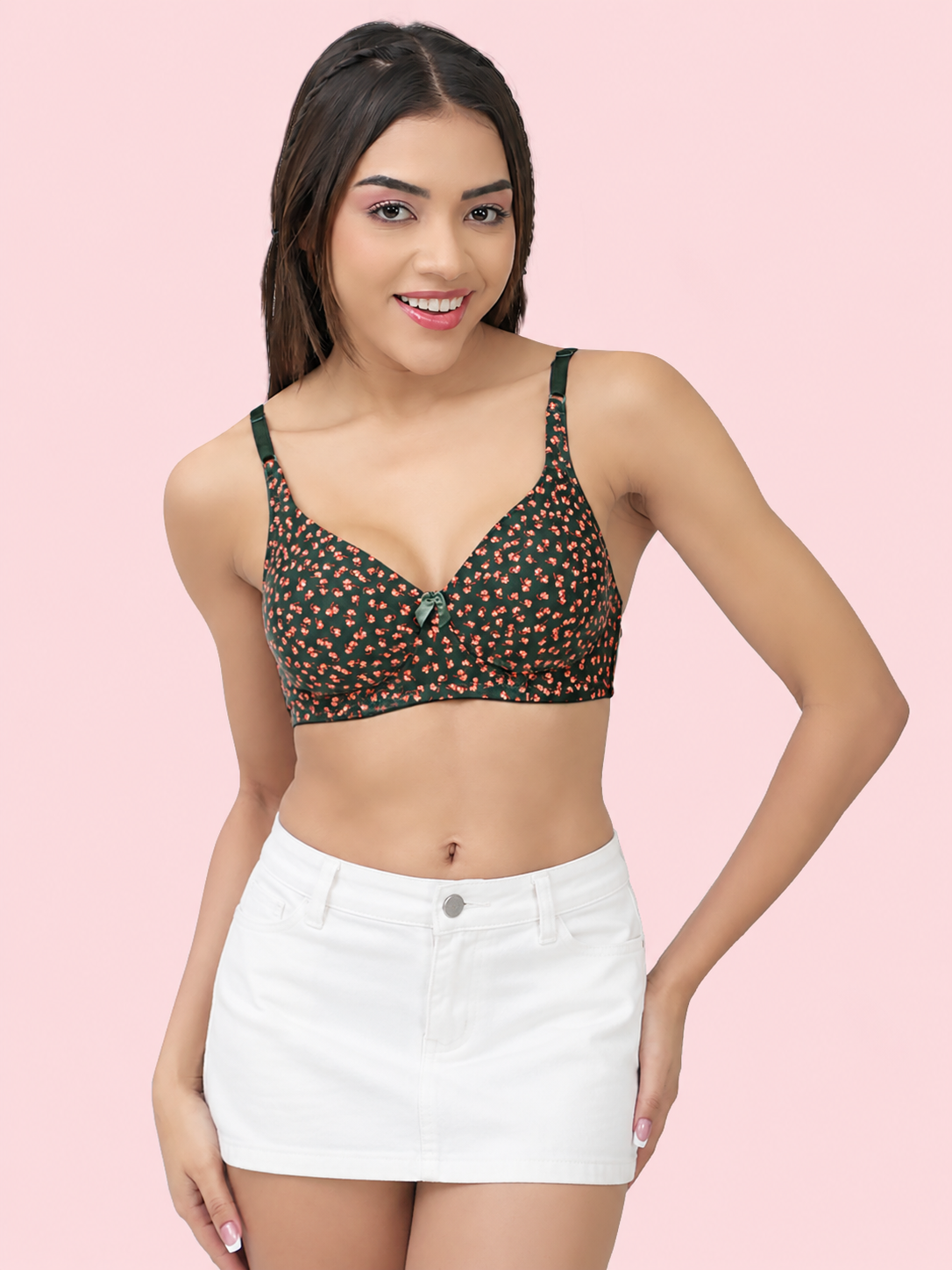 Non-Padded, Non-Wired Full Coverage Comfort Bra - Cotton