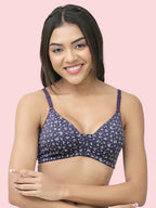 Non-Padded, Non-Wired Full Coverage Comfort Bra - Cotton