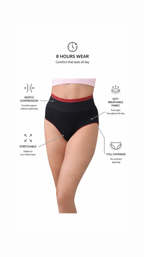 High Waist Tummy Control Everyday Panty
