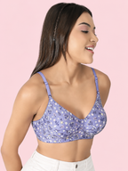 Non-Padded, Non-Wired Full Coverage Comfort Bra - Cotton