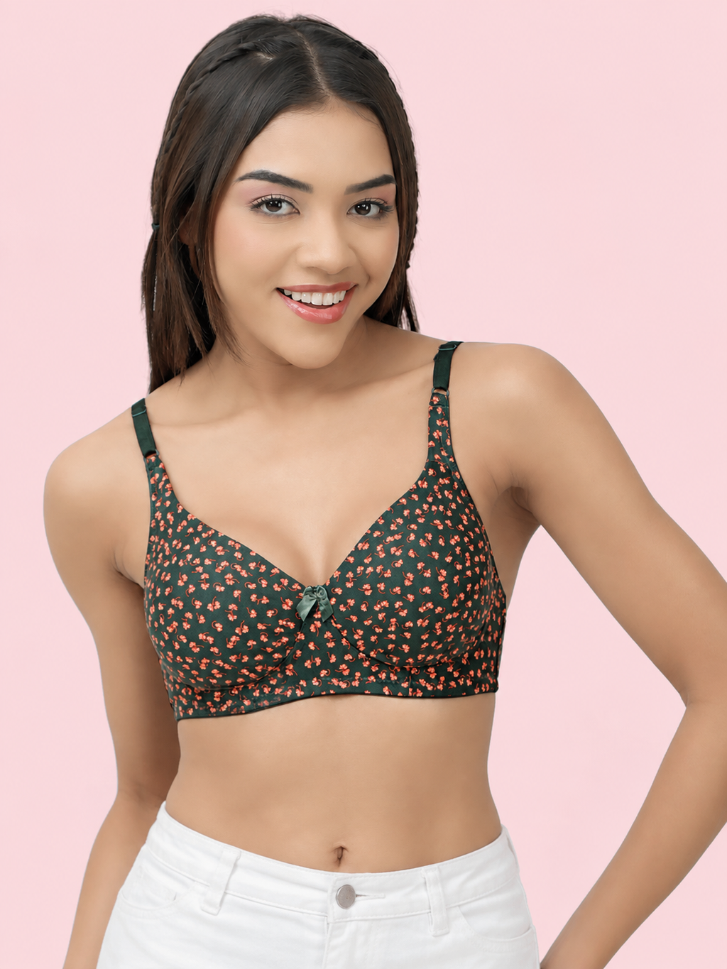 Non-Padded, Non-Wired Full Coverage Comfort Bra - Cotton