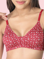 Non-Padded, Non-Wired Full Coverage Comfort Bra - Cotton