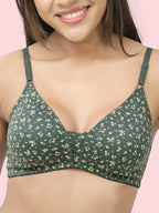 Non-Padded, Non-Wired Full Coverage Comfort Bra - Cotton